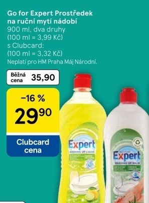 Prostředek na nádobí Go For Expert