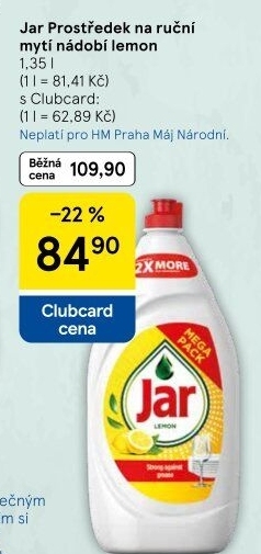Prostředek na nádobí Jar