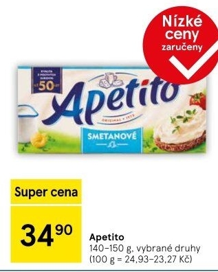Sýr tavený Apetito