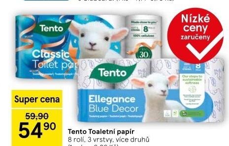 Toaletní papír 3vrstvý Tento