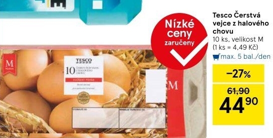 Vejce M Tesco