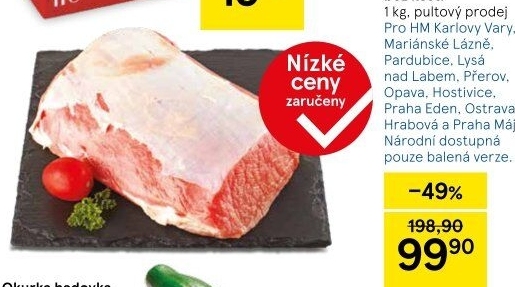 Vepřová pečeně bez kosti