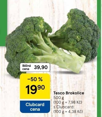 Brokolice Tesco