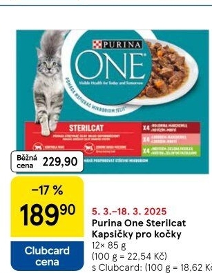 Kapsičky pro kočky One Purina