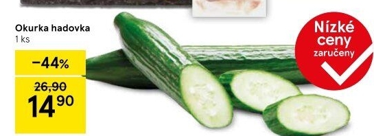 Okurka salátová - hadovka - Tesco akcniletaky.com