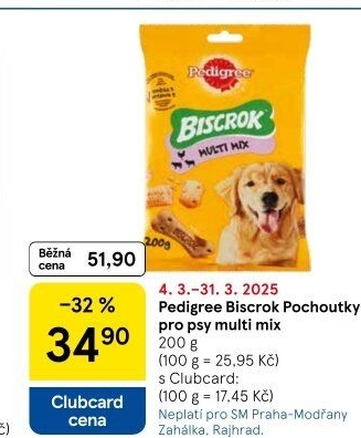 Pamlsky pro psy Biscrok Pedigree