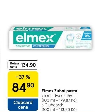 Pasty na zuby Elmex