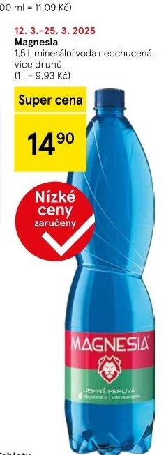 Přírodní voda Magnesia