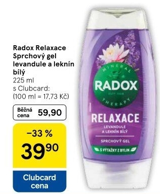 Sprchový gel Radox