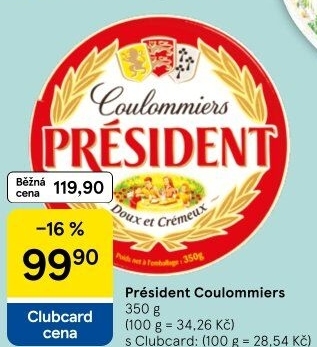 Sýr Coulommiers Président