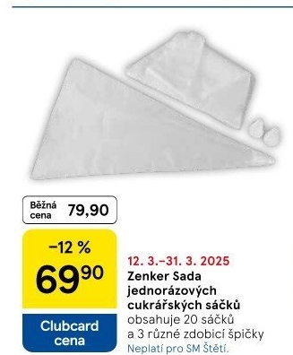 Zdobící sáček Zenker