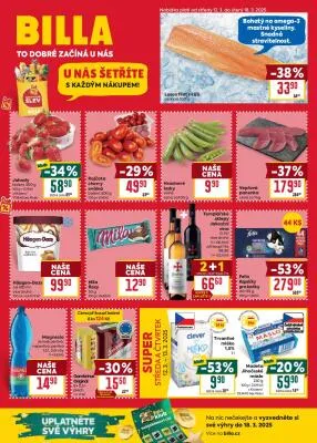 akční leták BILLA 12.3.2025-18.3.2025