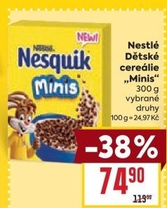 Cereálie Minis Nestlé
