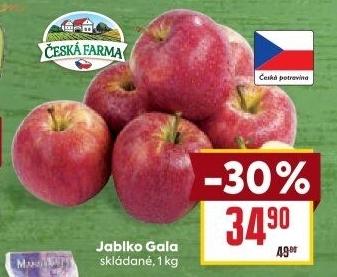 Jablka Gala Česká Farma