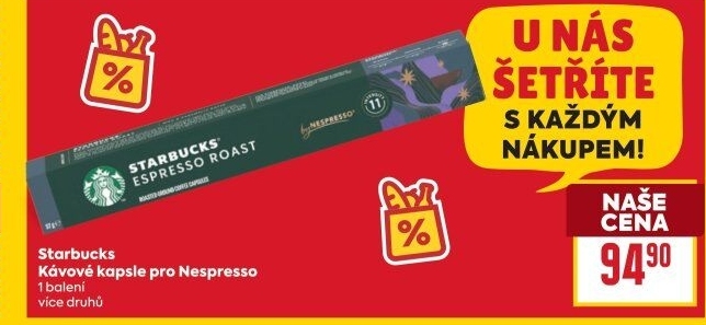 Kapsle Nespresso Starbucks