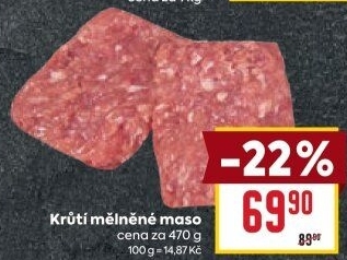 Krůtí mleté maso