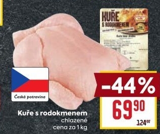 Kuře s rodokmenem Vodňanské kuře