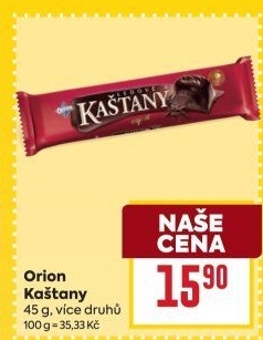 Ledové kaštany Orion