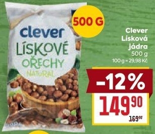 Lískové ořechy Clever