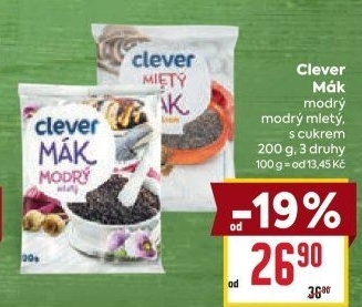 Mák modrý mletý Clever