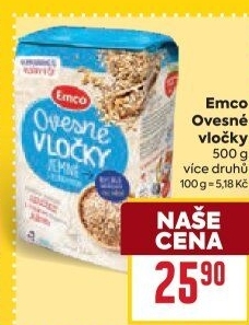 Ovesné vločky Emco