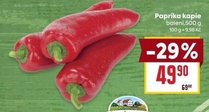 Paprika červená kapie