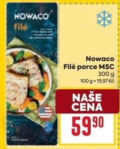 Rybí filé mražené Nowaco