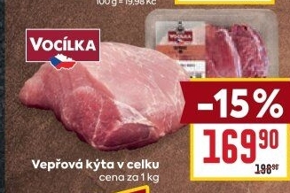 Vepřová kýta Vocílka