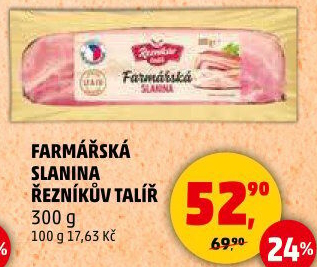 Farmářská slanina Řezníkův talíř