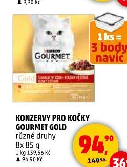 Konzerva pro kočky Gold Gourmet Purina