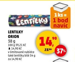 Lentilky Orion