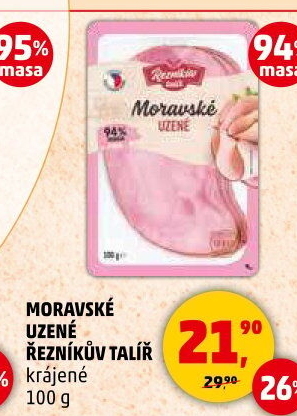 Moravské maso uzené Řezníkův talíř
