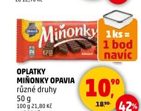 Oplatky Miňonky Opavia