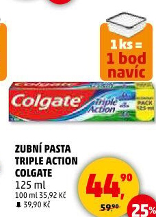 Pasta na zuby Triple Action Colgate