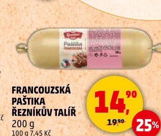 Paštika francouzská Řezníkův talíř
