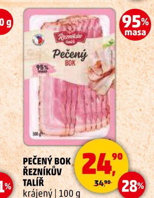 Pečený bok Řezníkův talíř