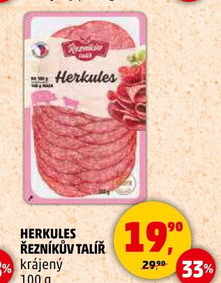 Salám Herkules Řezníkův talíř