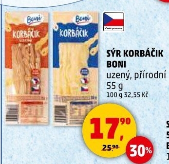 Sýr Korbáčky Boni