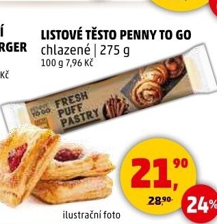 Těsto listové Penny To Go