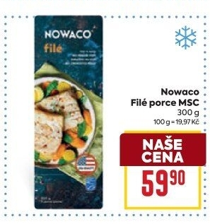 Rybí filé mražené Nowaco