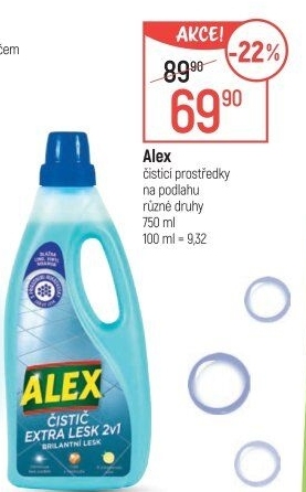 Čistič na laminát 2v1 Alex
