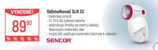 Odžmolkovač Sencor SLR 33