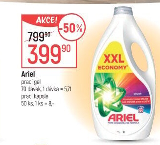 Prací kapsle Ariel