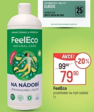 Prostředek na nádobí Feel Eco