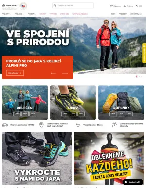 akční leták ALPINE PRO 12.3.2025-18.3.2025