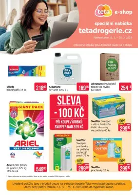 akční leták Teta drogerie 13.3.2025-25.3.2025