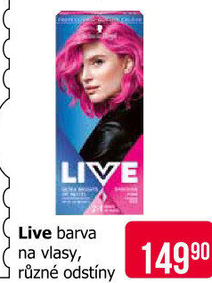 Barva na vlasy Live Schwarzkopf