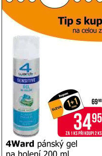 Gel na holení pánský 4Ward
