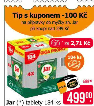 Kapsle do myčky Jar