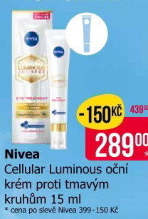Krém oční Cellular Luminous Nivea